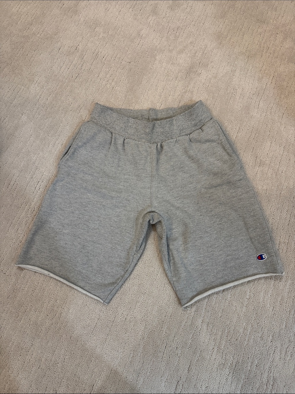 Champion Heather Gray Athletic Fleece Shorts